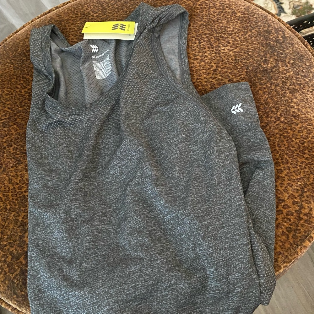 All in Motion Gray Tank Top